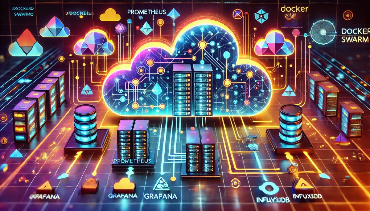 Building a Monitoring Stack on Docker Swarm with Prometheus, Grafana, and InfluxDB