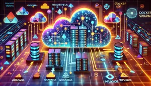 Building a Monitoring Stack on Docker Swarm with Prometheus, Grafana, and InfluxDB